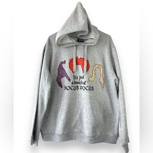 DISNEY Women’s Hocus Pocus Cotton Kangaroo Hoodie XL(15-17) Plus Sweatshirt NWOT